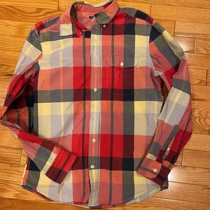 Gap Mens plaid shirt Medium